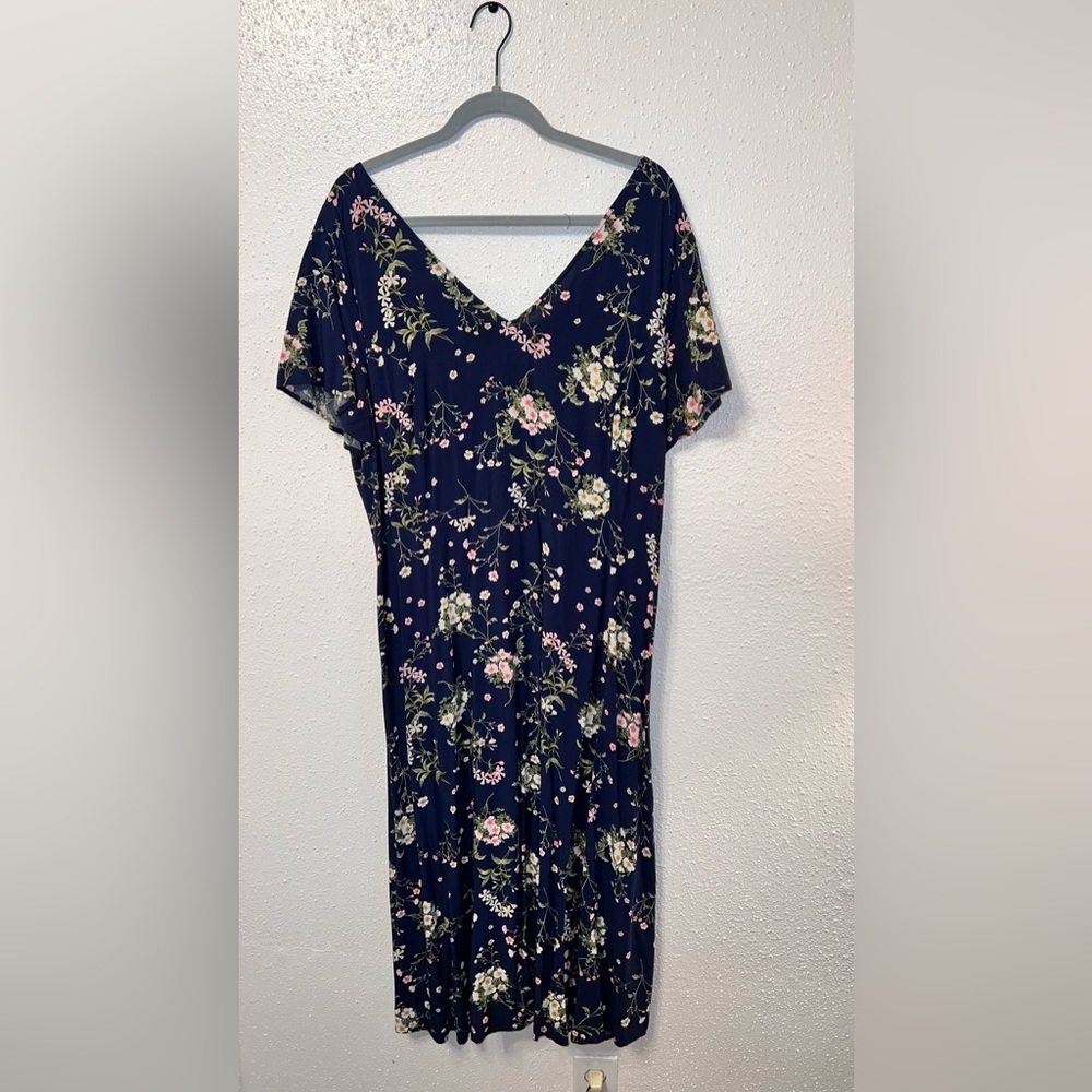 Floral Blue Spring Dress
